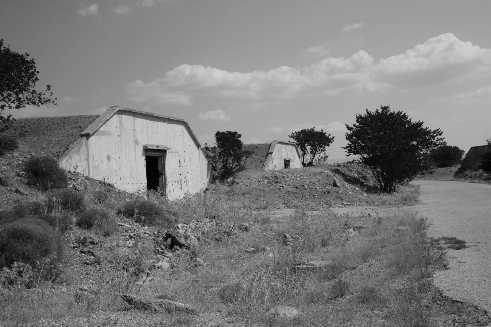 Abandoned NATO base,  Aspropyrgos, Greece